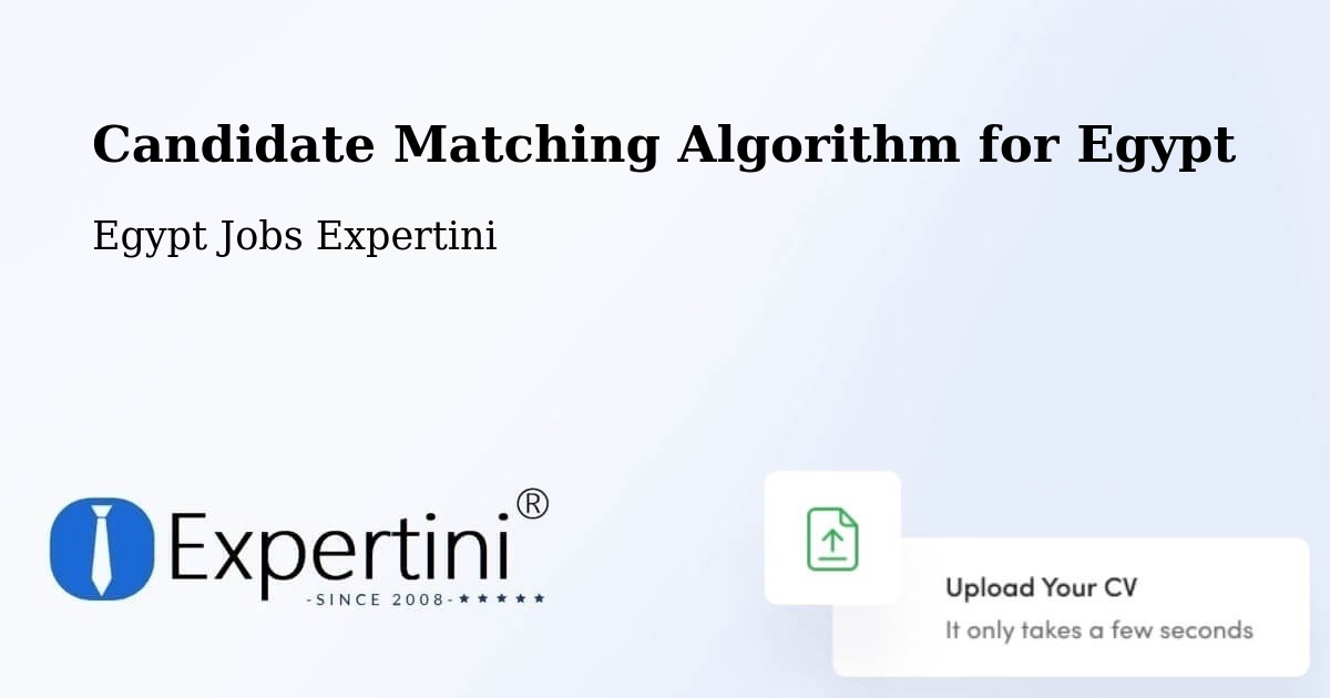 Candidate Matching Algorithm Overview – Disūq - Egypt Jobs Expertini